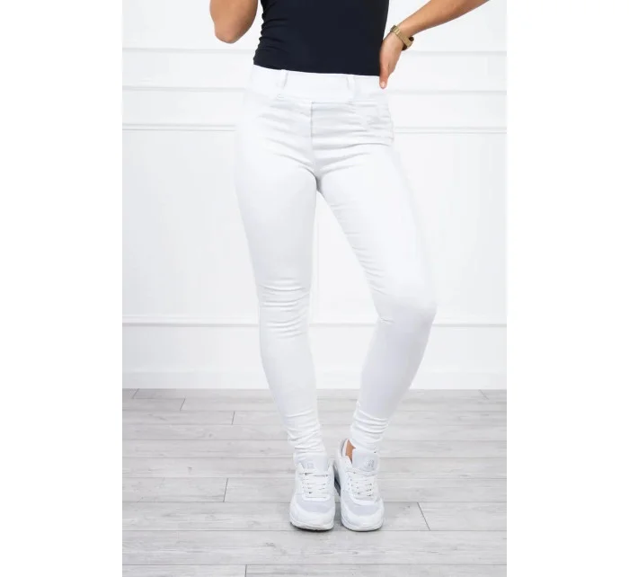 Dámské džínové kalhoty / Bílá  model 19439590 - Kesi