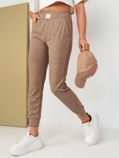 Dámske tepláky MORSI camel FashionStreet UY2041