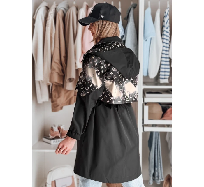 Dámska prechodná bunda FERIPARKA black FashionStreet TY4875