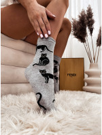 Dámske ponožky Milena 0200 Mačky 37-41