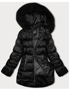 Černá dámská bunda ve tvaru  model 21247495 - S'WEST