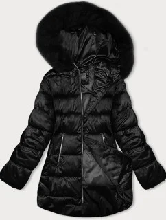Černá dámská bunda ve tvaru  model 21247495 - S'WEST