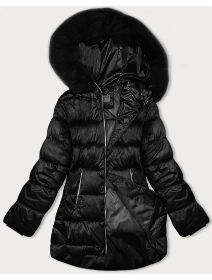 Černá dámská bunda ve tvaru  model 21247495 - S'WEST