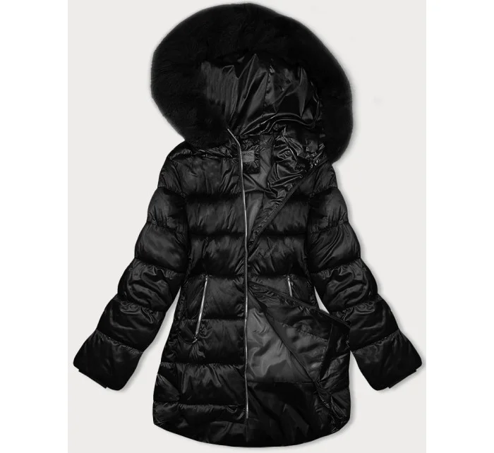 Černá dámská bunda ve tvaru  model 21247495 - S'WEST