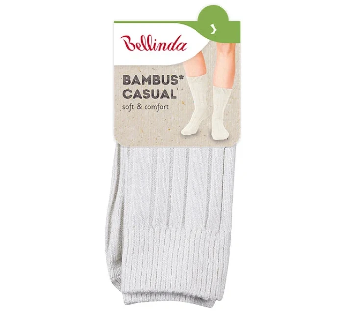 Zimné bambusové ponožky BAMBUS CASUAL SOCKS - BELLINDA - béžové
