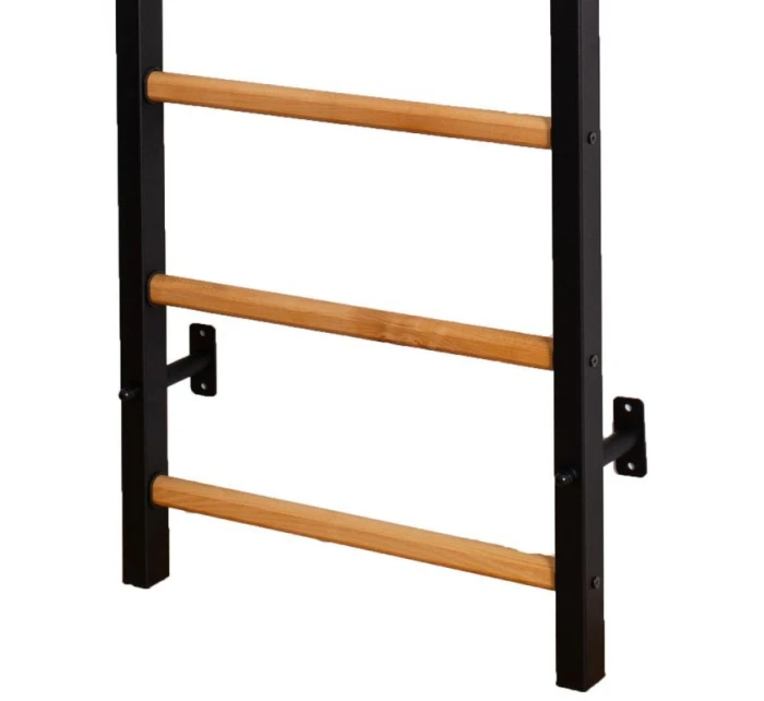 DREVENO-KOVOVÝ GYMNASTICKÝ REBRÍK S KOVOVOU TYČOU BENCHK 721B