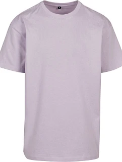 Build your Brand BY 102 Oversize tričko z těžké bavlny 56.0102 lilac