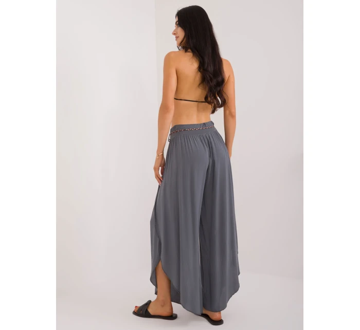 TW SP BI model 20228463 Grafitové kalhoty - FPrice TW SP BI model 20228463 Grafitové kalhoty - FPrice