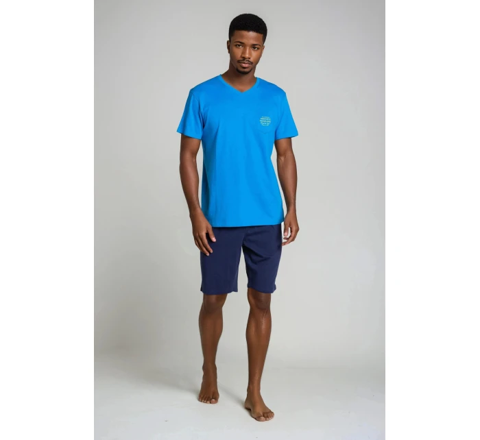 Pyžamo Dodge 38882-55X Modrá a tmavo modrá - Henderson