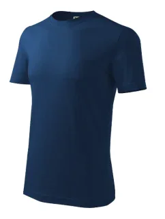 Klasické nové tričko pánske polnočne modré