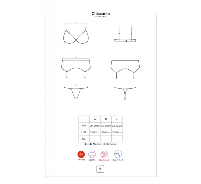 Sexy set Chiccanta set - Obsessive