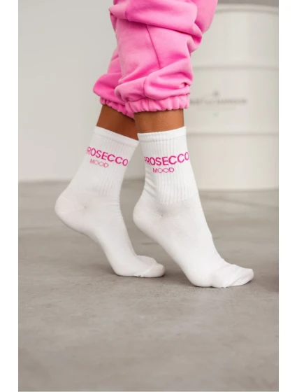 Skarpetki Damskie PROSECCO MOOD Białe