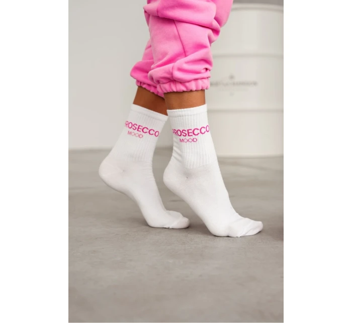 Skarpetki Damskie PROSECCO MOOD Białe
