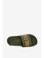 Klapki Męskie Big Star SS174360 Zielone