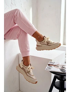 Dámské Sportovní Boty Big Star model 22073702 HIPOLY SYSTEM Béžové - Big Star Shoes