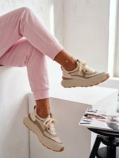 Dámské Sportovní Boty Big Star model 22073702 HIPOLY SYSTEM Béžové - Big Star Shoes