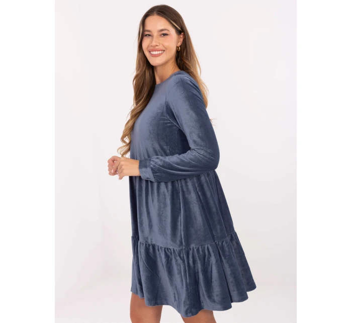 Sukienka model 21399591 ciemny niebieski - FPrice Sukienka model 21399591 ciemny niebieski - FPrice