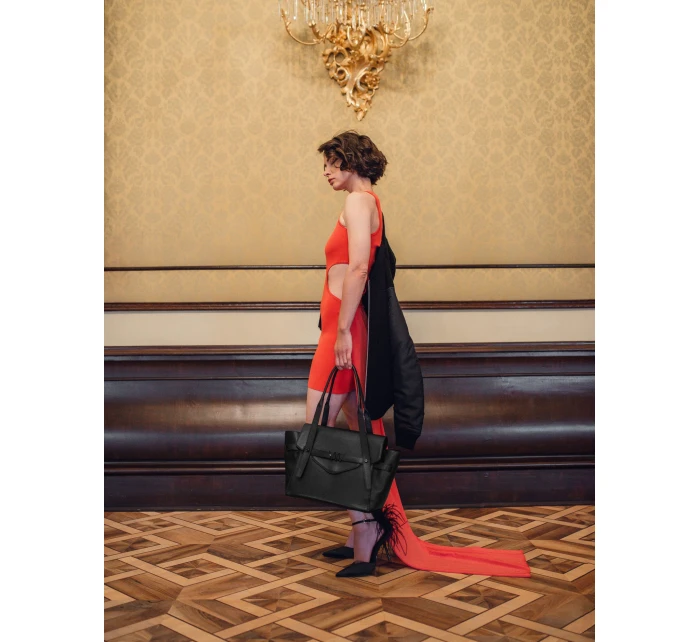 Dámska kabelka z kolekcie LAB Vuch Eliora - Noir