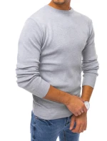 Pánský světle šedý svetr Dstreet model 21963826 - FashionStreet Pánský světle šedý svetr Dstreet model 21963826 - FashionStreet