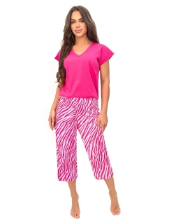 Donna Zebra pyžamo po celej dĺžke S-2XL