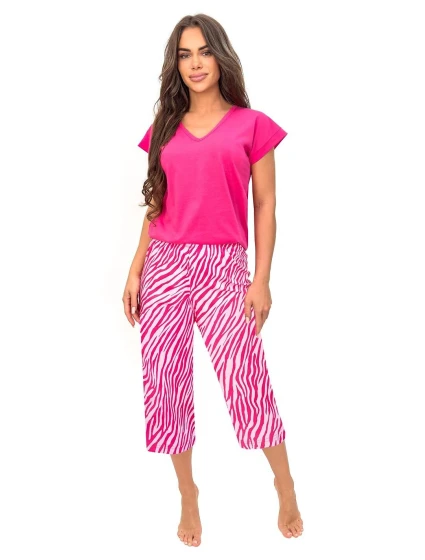 Donna Zebra pyžamo po celej dĺžke S-2XL