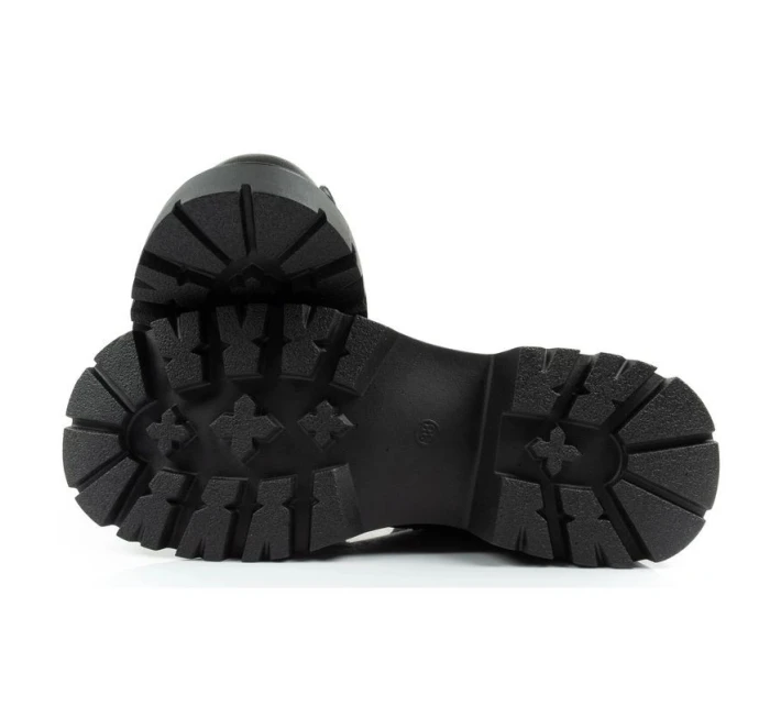 boty dámské model 21406141 boty kožené zateplené šněrovací dámské boty - Lee Cooper