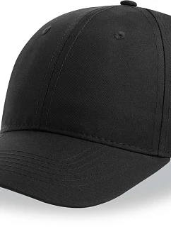 Atlantis Headwear Recy Six 6-panelová bejzbalová čiapka 33.0117 čierna