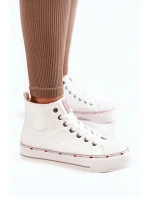 Dámské vysoké Zateplené tenisky model 21599216 Bílé - Cross Jeans