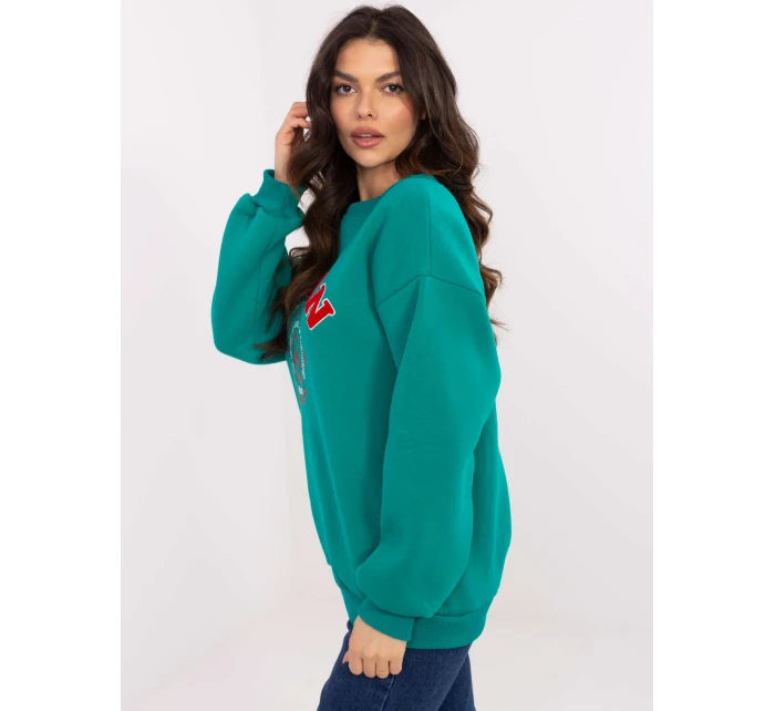 Mikina EM BL 617 15.51P tyrkysová