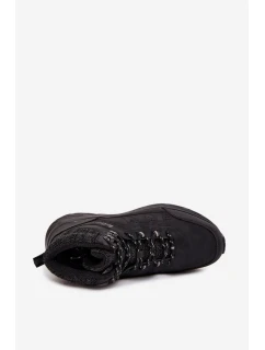 Pánske zateplené trekingové topánky Lee Cooper - čierne