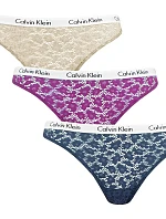 Dámske brazílske čipky Carousel 3Pack QD3925E-6Q2 - Calvin Klein