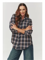 Košeľa s dlhým rukávom model 219730 Makadamia