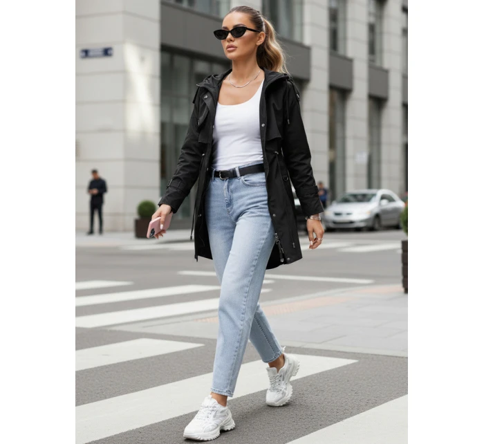 Dámská přechodná bunda parka černá Dstreet model 21974360 - FashionStreet