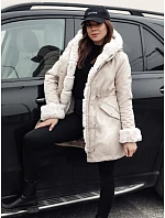 Kurtka zimowa damska parka ARCTIC beżowa FashionStreet TY4767 Kurtka zimowa damska parka ARCTIC beżowa FashionStreet TY4767