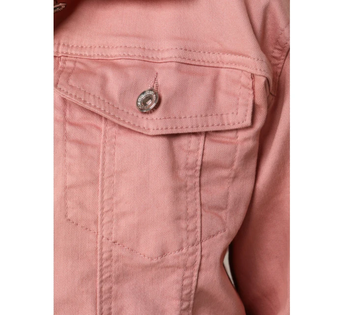 FashionStreet dámska ružová džínsová bunda TY5597 FashionStreet dámska ružová džínsová bunda TY5597