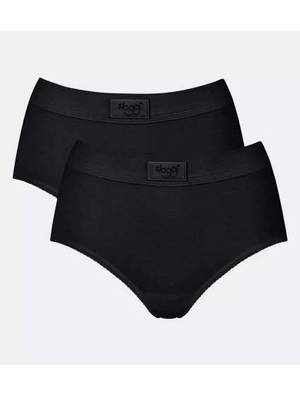 sloggi Double Comfort Maxi 2P - BLACK - SLOGGI BLACK - SLOGGI sloggi Double Comfort Maxi 2P - BLACK - SLOGGI BLACK - SLOGGI