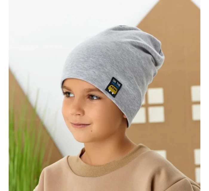 AJS 48-047 obojstranná chlapčenská čiapka