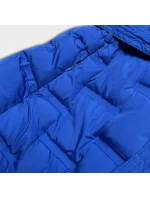 Dámska dlhá vesta v chrpovej farbe s opaskom (JIN217) Dámska dlhá vesta v chrpovej farbe s opaskom (JIN217)