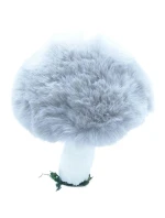 Dekoratívny prívesok hríb 8x12CM sivý