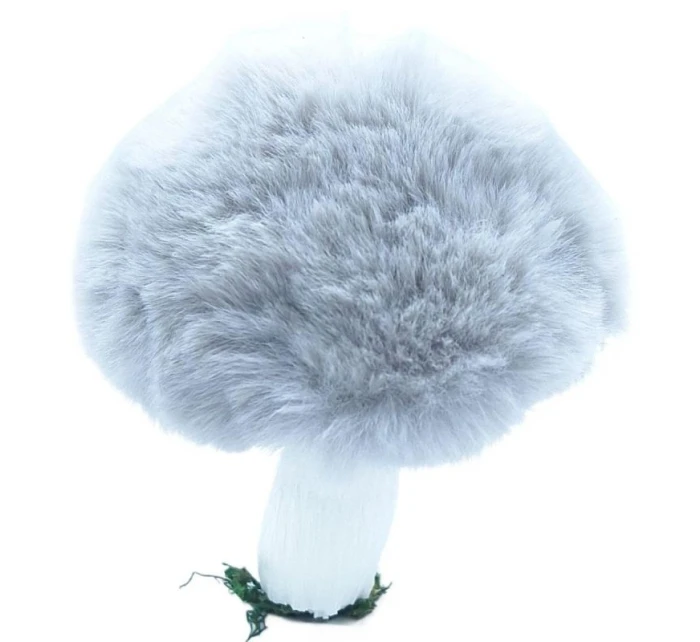 Dekoratívny prívesok hríb 8x12CM sivý