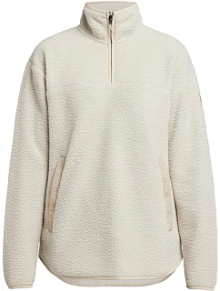 Half Zip W Dámská fleecová mikina s 1/4 zipem sand model 22470903 - Tenson