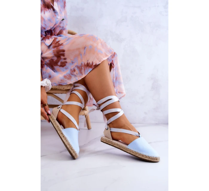 Dámské vázané espadrilky Big Star model 21577568 Modré - Big Star Shoes