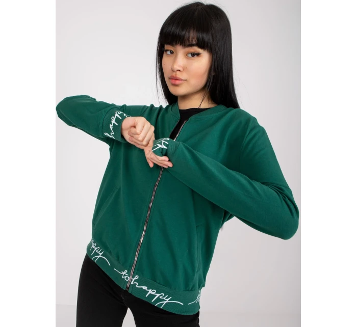 Mikina RV BL 7809.37X tmavo zelená