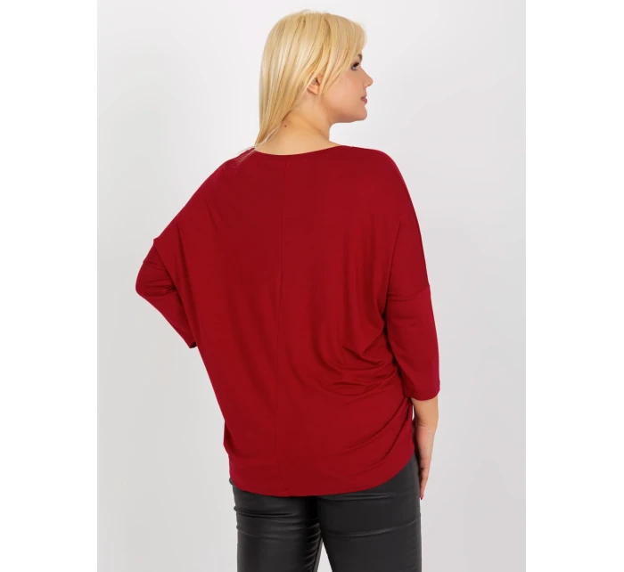Blúzka RV BZ 5745.18 bordó Blúzka RV BZ 5745.18 bordó