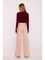 M875 Široké nohavice - béžové