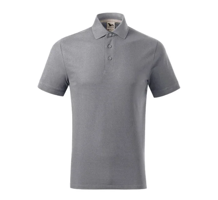 Pánske polo tričko Prime (GOTS) strieborné