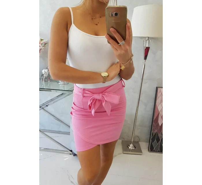 Zavinovacia sukňa 8984 ružová - Kesi