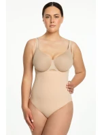 Dámske body 419 Seamless Open Beige - Julimex