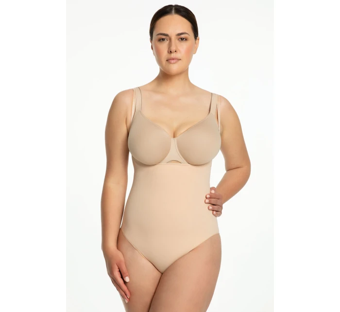 Dámske body 419 Seamless Open Beige - Julimex