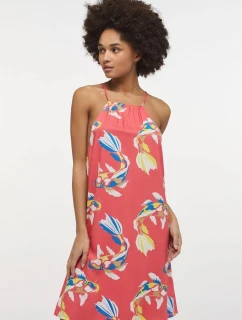 Dámske letné šaty 1013854/12439 lososové - Kesi